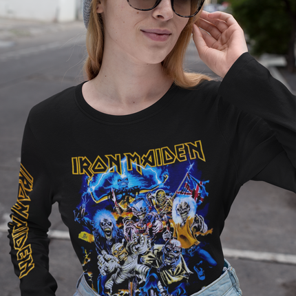 Polera Iron Maiden Beast Of The Beast Manga Larga