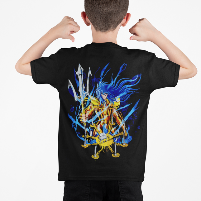 Polera Caballeros del Zodiaco Poseidon KIDS