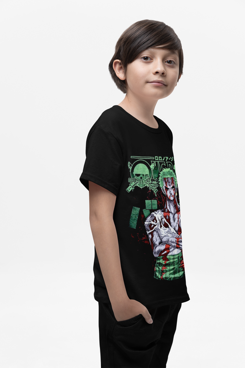 Polera One Piece Zoro Roronoa -Niños