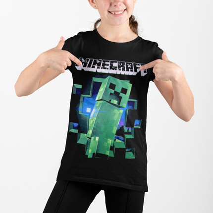 Polera Minecraft Creeper KIDS