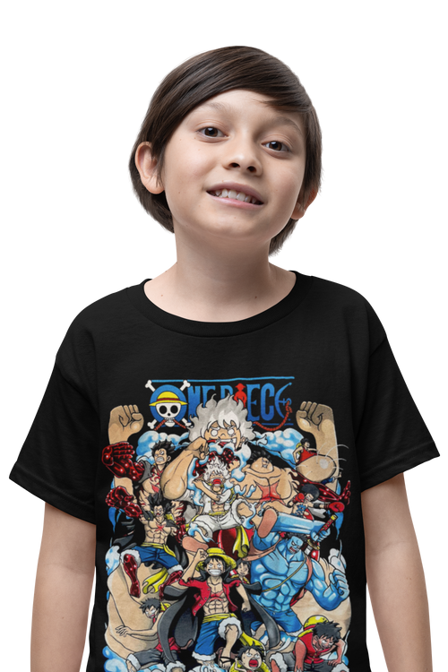 Polera One Piece Luffys -Niños