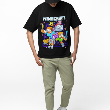 Polera Minecraft Amigos