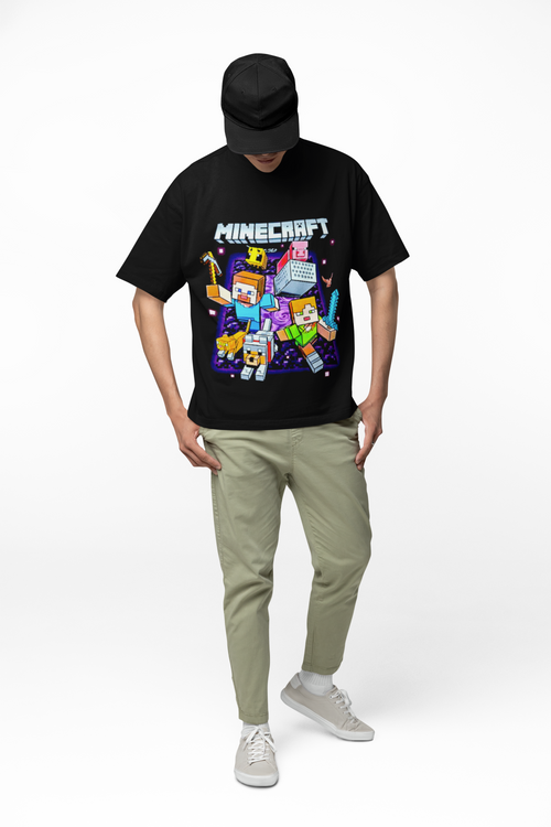 Camiseta Minecraft Amigos