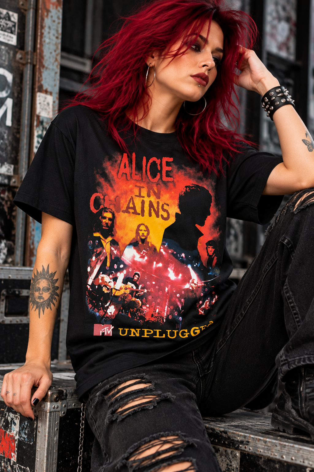 Polera Alice in Chains MTV Unplugged frente