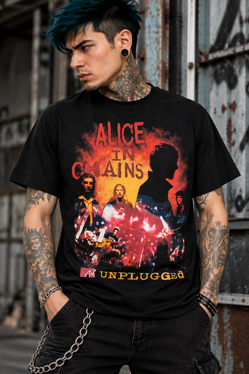 Polera Alice in Chains MTV Unplugged frente