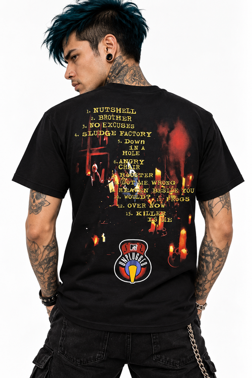 Polera Alice in Chains MTV Unplugged espalda