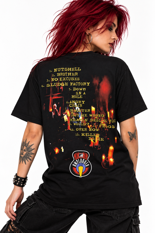 Polera Alice in Chains MTV Unplugged espalda