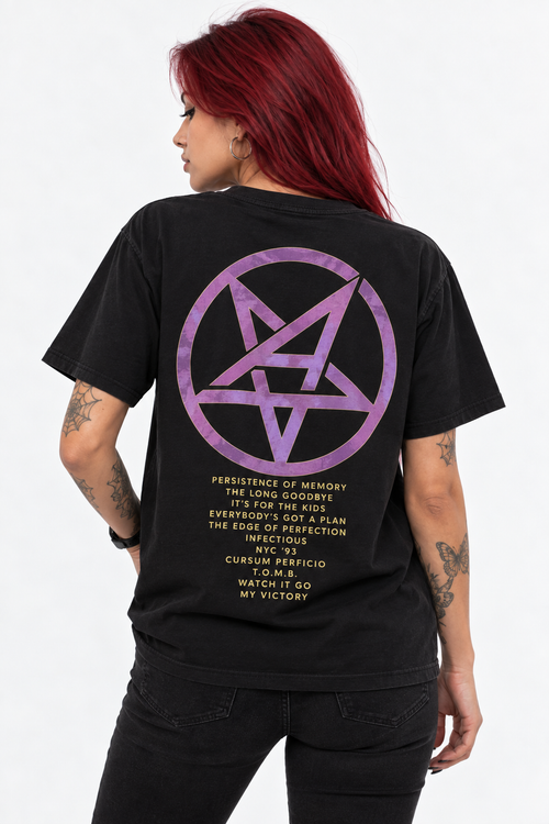 Polera Anthrax Cursum Perficio espalda mujer