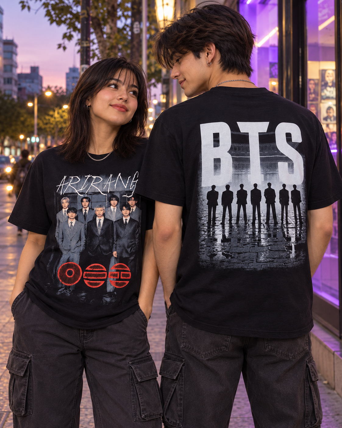 Polera BTS ARIRANG pareja