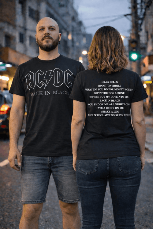 Polera Acdc Back in Black - amplitudmodulada
