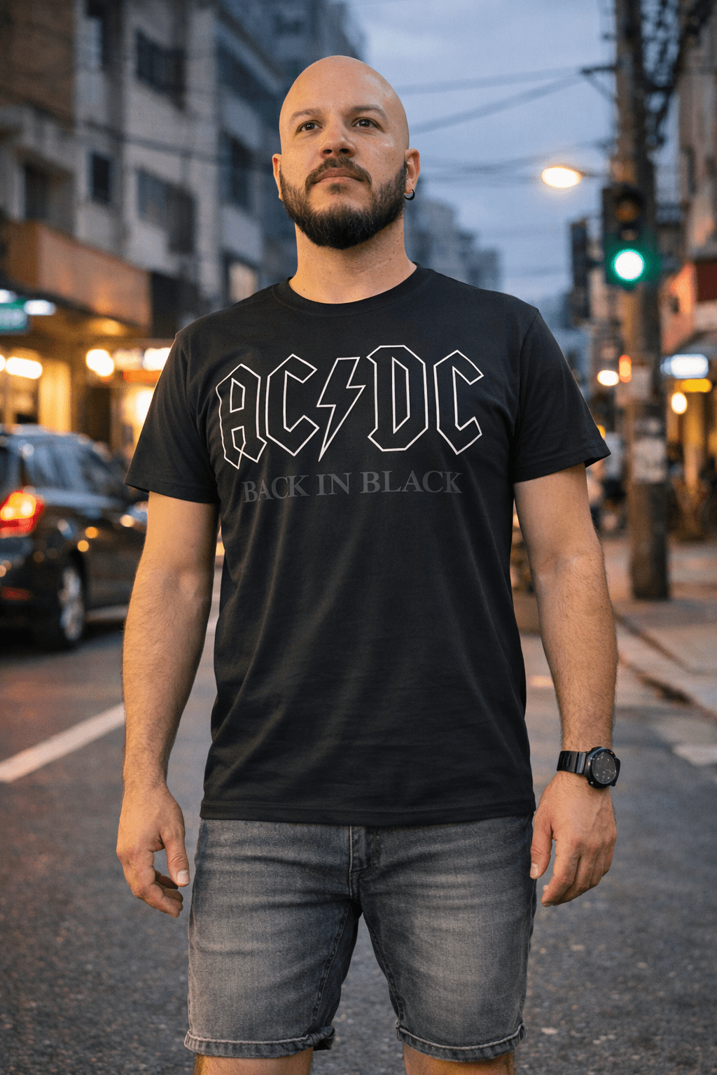 Polera Acdc Back in Black - amplitudmodulada