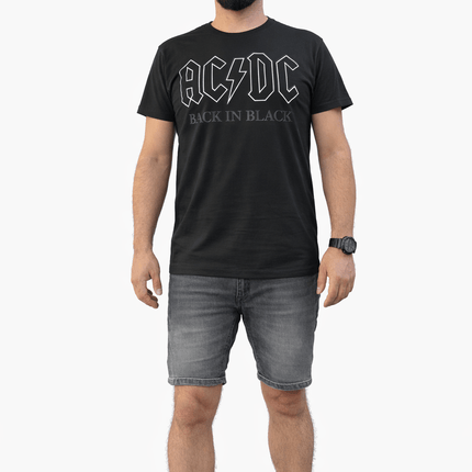Polera Acdc Back in Black - amplitudmodulada