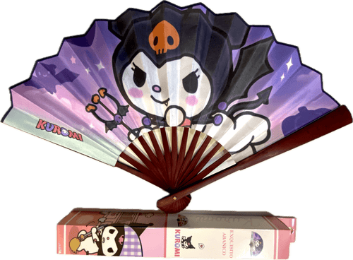 abanico kuromi l 27cm - amplitudmodulada