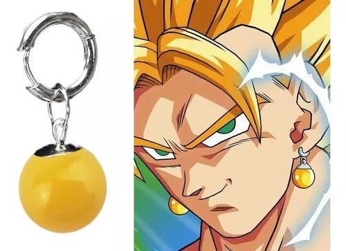 Aros Potara Dragon Ball - amarillo