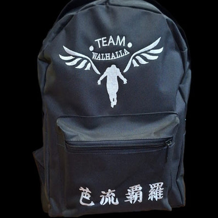 Mochila Bordada del Team Walhalla de Tokyo Revengers - amplitudmodulada