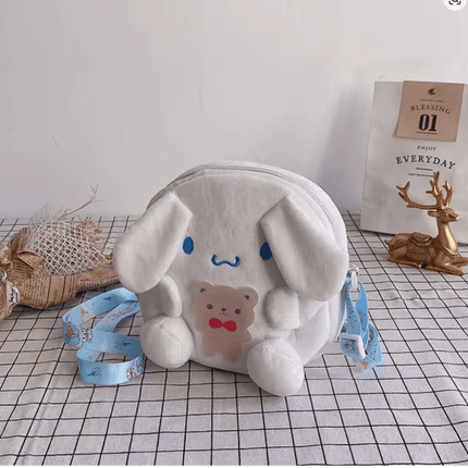 cartera de kuromi, pompompurin, my melody, cinnamoroll - amplitudmodulada