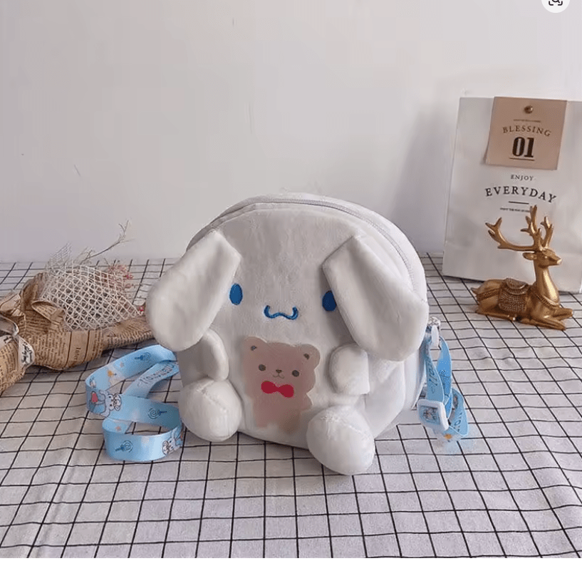 cartera de kuromi, pompompurin, my melody, cinnamoroll - amplitudmodulada