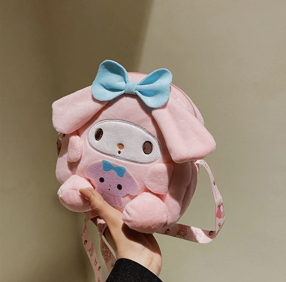 cartera de kuromi, pompompurin, my melody, cinnamoroll - amplitudmodulada