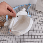 cartera de kuromi, pompompurin, my melody, cinnamoroll - amplitudmodulada