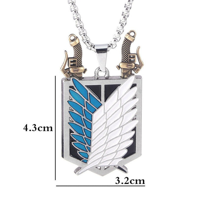 collar shingeki con espadas - amplitudmodulada
