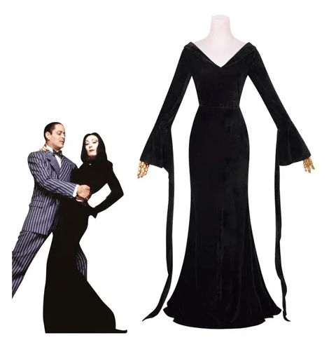 Disfraz Cosplay de Morticia Addams - amplitudmodulada