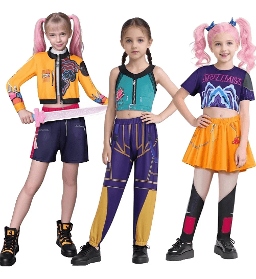 Cosplay Disfraz Guerreras K - pop Rumi Mira Zoey Huntrix 6 - amplitudmodulada