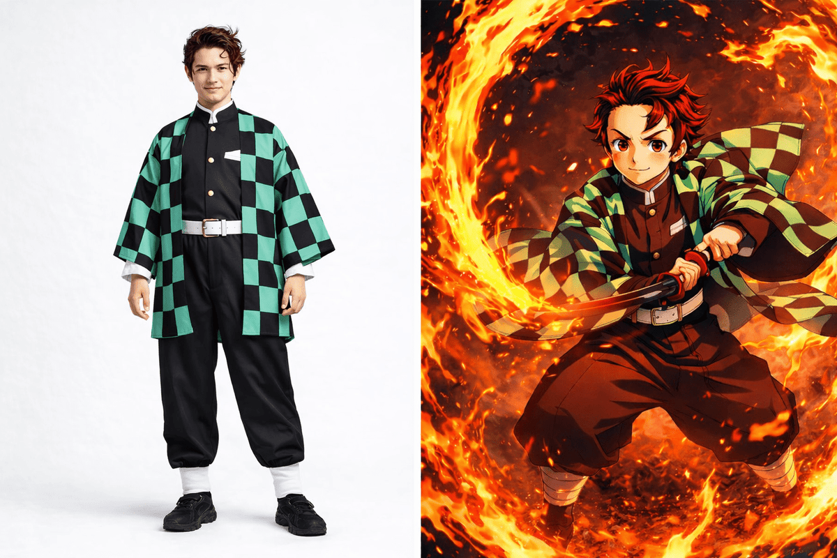Disfraz Cosplay Tanjiro Kamado - amplitudmodulada