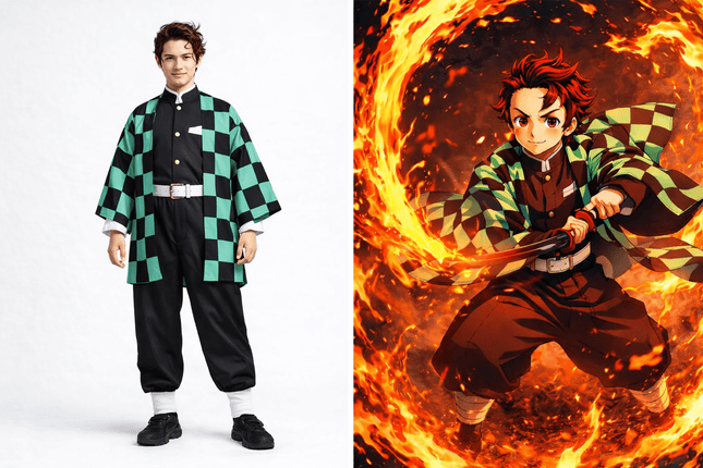 Disfraz Cosplay Tanjiro Kamado - amplitudmodulada
