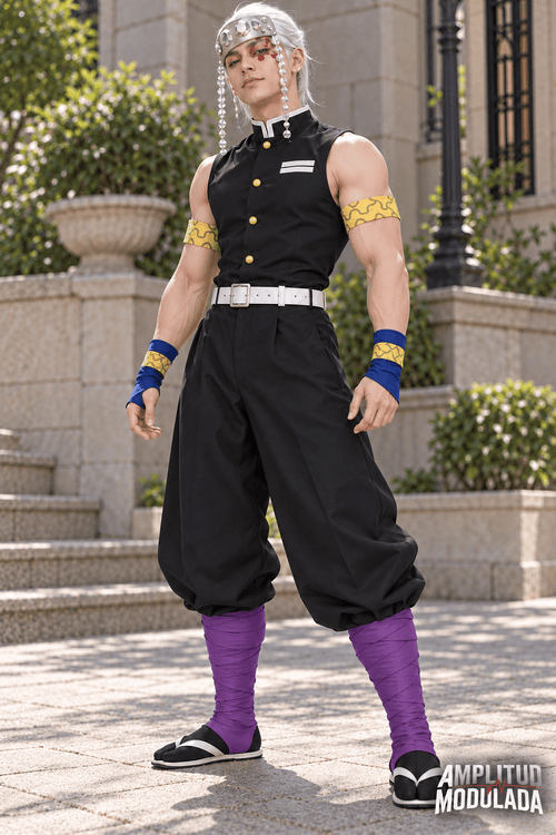 Disfraz Cosplay Tengen Uzui Kimetsu no Yaiba - amplitudmodulada