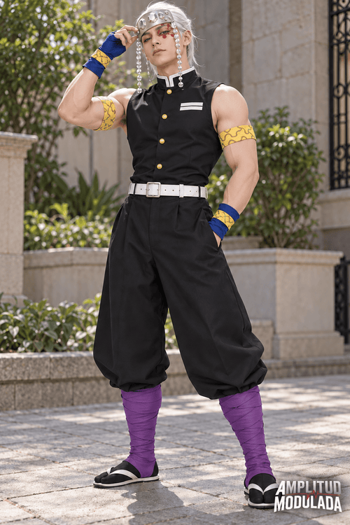 Disfraz Cosplay Tengen Uzui Kimetsu no Yaiba - amplitudmodulada