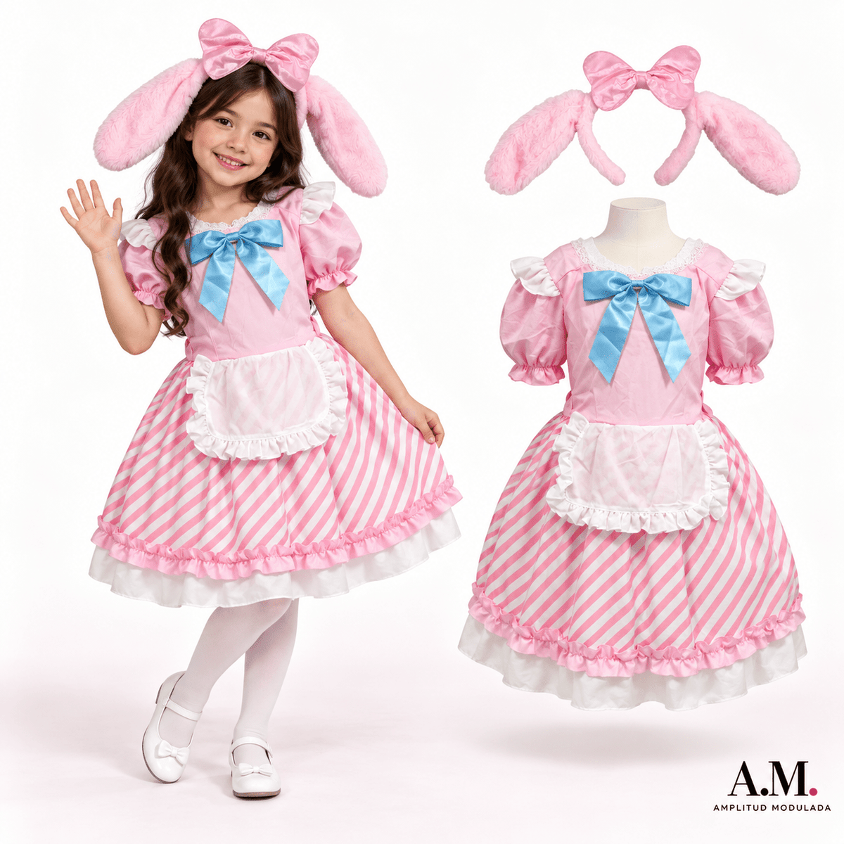Disfraz Infantil Inspirado en My Melody - amplitudmodulada