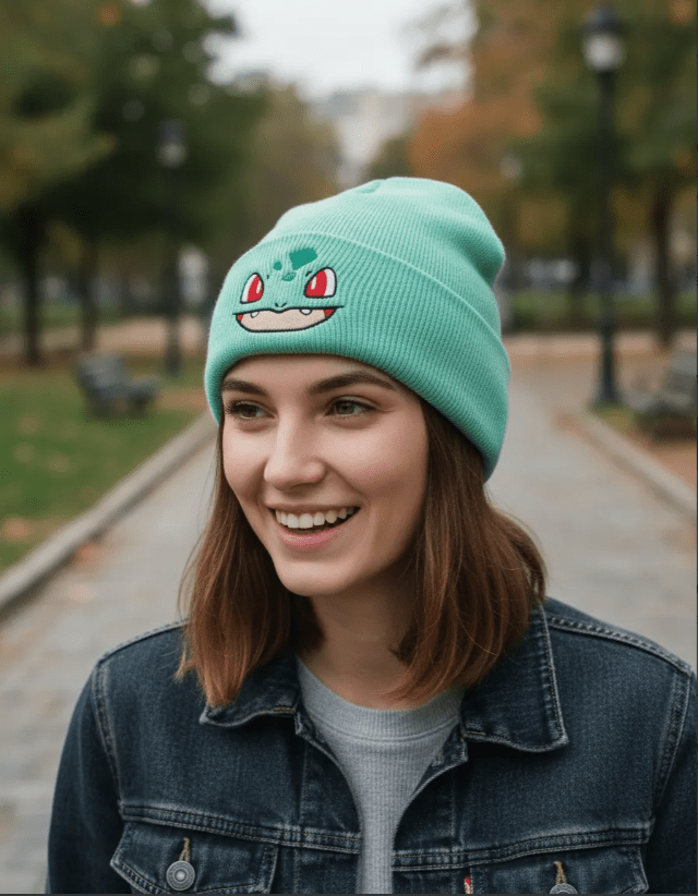 Gorro Bulbasaur Lana - amplitudmodulada