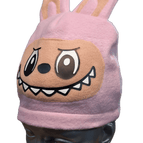 Gorro Labubu Rosado