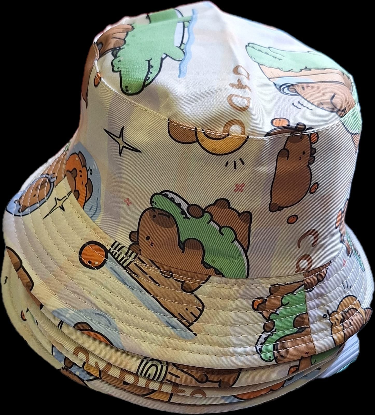 Gorro Pescador de Capybara estampado - amplitudmodulada