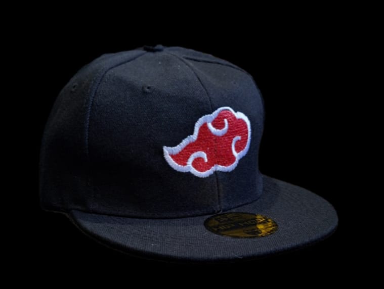 Jockey o gorro Akatsuki Bordado negro - amplitudmodulada