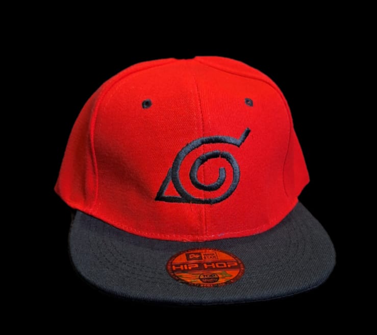 Jockey o gorro akatsuki Bordado rojo - amplitudmodulada