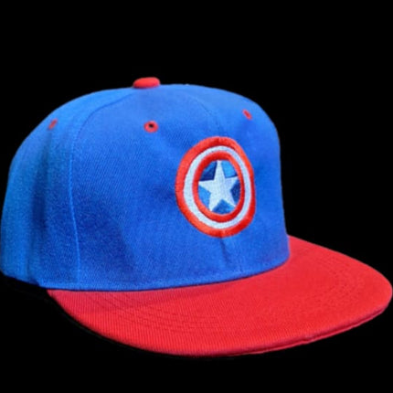 Jockey o gorro de capitan america bordado - amplitudmodulada