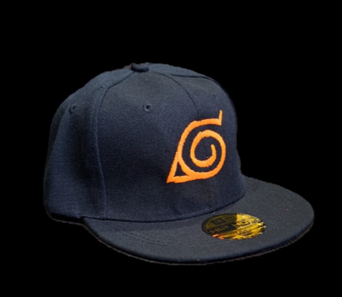 Jockey o gorro naruto shippuden Bordado negro - amplitudmodulada