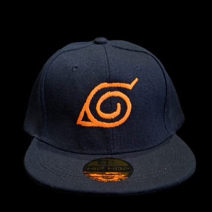 Jockey o gorro naruto shippuden Bordado negro - amplitudmodulada