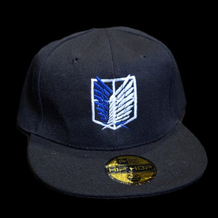 Jockey o gorro shingeki Bordado negro - amplitudmodulada