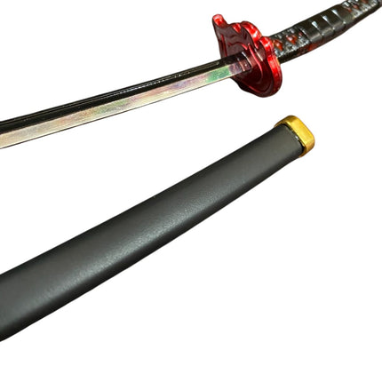 mini katana tanjiro de fuego 25cm - amplitudmodulada
