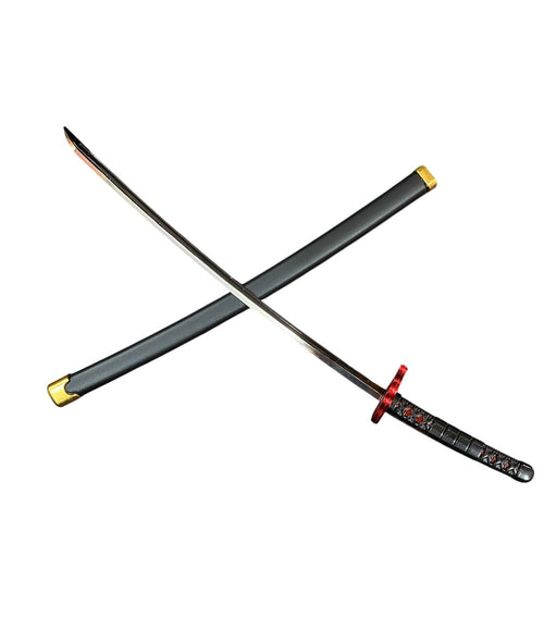 mini katana tanjiro de fuego 25cm - amplitudmodulada