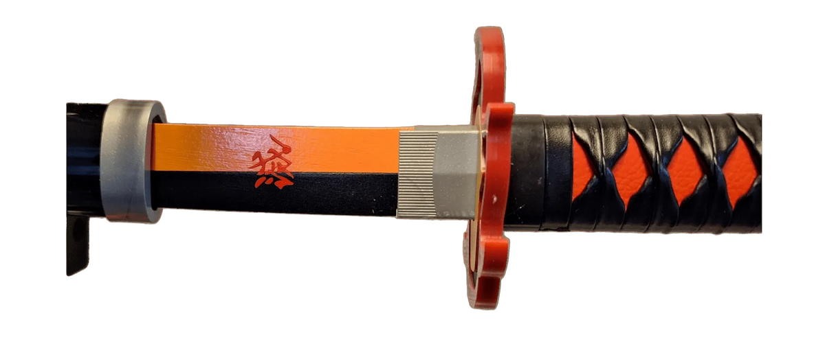 Katana Tanjiro Kamado Naranja Kimetsu No Yaiba - amplitudmodulada
