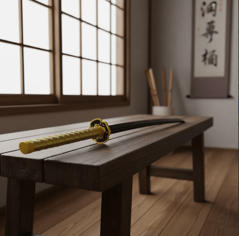 Katana Yoriichi Nichidin Kimetsu No Yaiba 106CM modelo 2 - amplitudmodulada