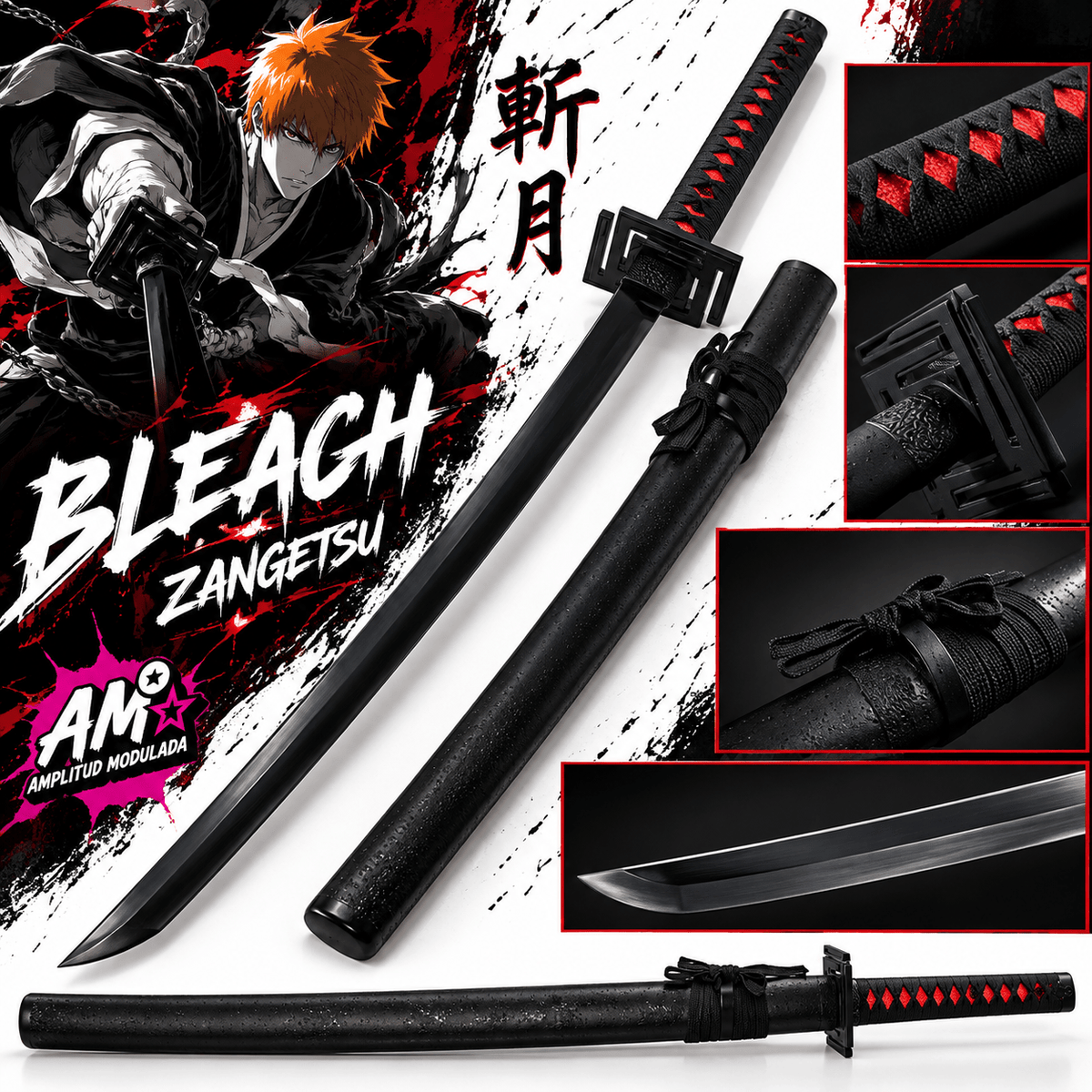 Katana Zangetsu de Ichigo Kurosaki – Bleach - amplitudmodulada
