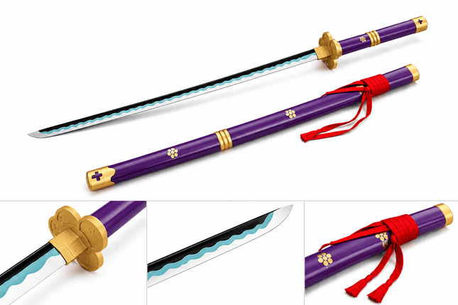 Katana Zoro Enma Morada 106CM - amplitudmodulada