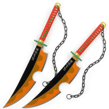Katanas Gemelas Tengen Uzui 80 cm C/U - amplitudmodulada