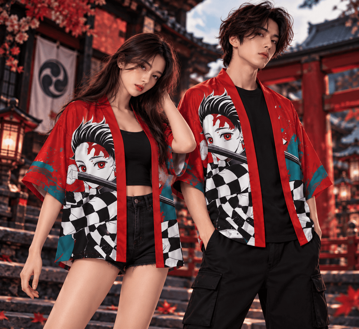 Kimono Tanjiro Kamado cazador - amplitudmodulada