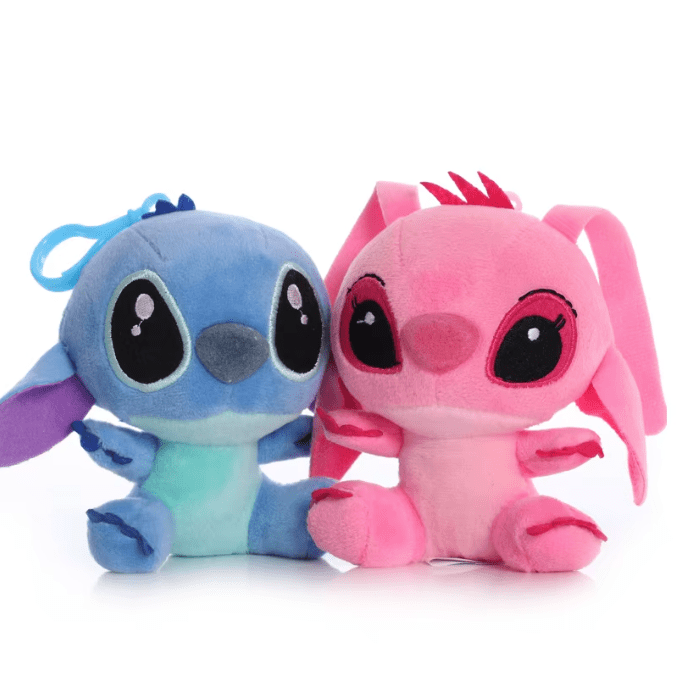 llavero stitch y angie de peluche - amplitudmodulada