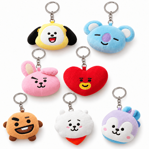 Llaveros de Peluche BT21 · Elige tu personaje - amplitudmodulada